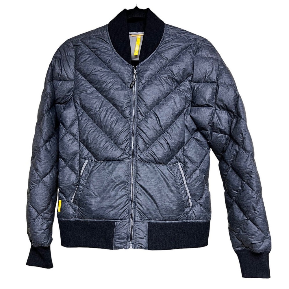 Lole Quilted Bomber Jacket Gray Women’s Size Small